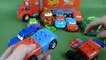 Disney Cars Mix and Match Mega Bloks Toys- Dinoco Lightning Mcqueen Mater Funny Toy Videos for Kids-