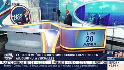 Pascal Cagni (Business France) : La troisième édition du Sommet Choose France se tient aujourd'hui à Versailles - 20/01