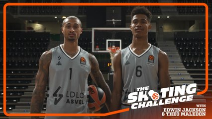Shooting Challenge: Edwin Jackson & Theo Maledon, LDLC ASVEL Villeurbanne