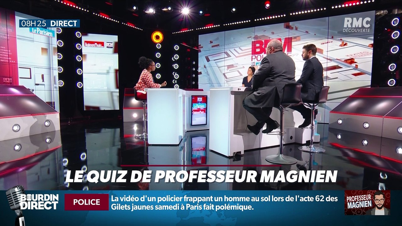 Qui a dit "Si provoquer de la violence, c'est faire les réformes pour lesquelles vous avez été élu, je l'assume" ? ... Relevez le quiz du Professeur Magnien !
