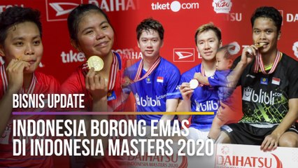 Indonesia Borong Emas di Indonesia Masters 2020