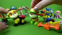 Paw Patrol Mix and Match Toys Jungle Rescue Pups and Super Hero Pups Marshall Chase Rubble Zuma Skye