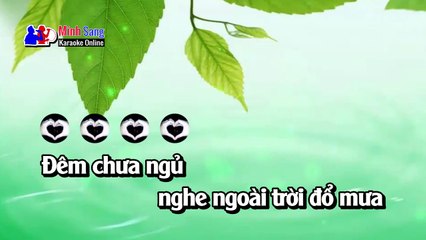 Mưa Nửa Đêm Karaoke - Tone Nam