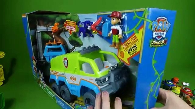 Paw Patrol Toys Jungle Rescue Pups Paw Terrain Vehicle Ryder Tracker Animal Rescue Toys