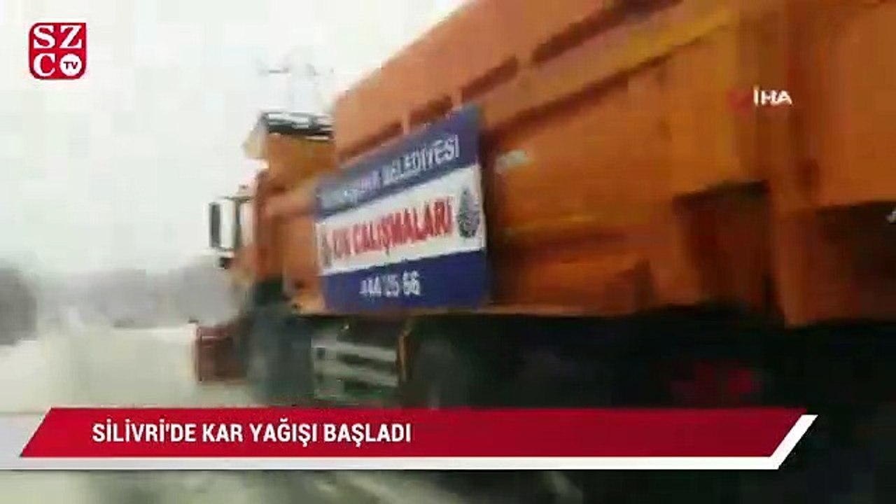 Silivri'de kar yağışı başladı