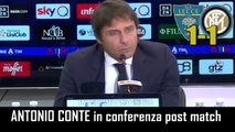 LECCE-INTER 1-1:  ANTONIO CONTE in CONFERENZA STAMPA e INTERVISTA NEL POST PARTITA - INTEGRALE