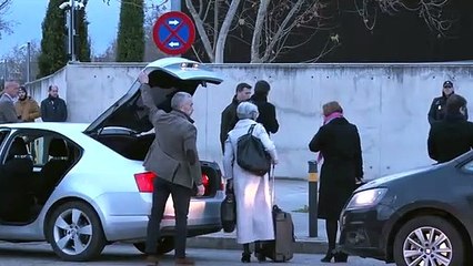 Arribada de Trapero a l'Audiència espanyola