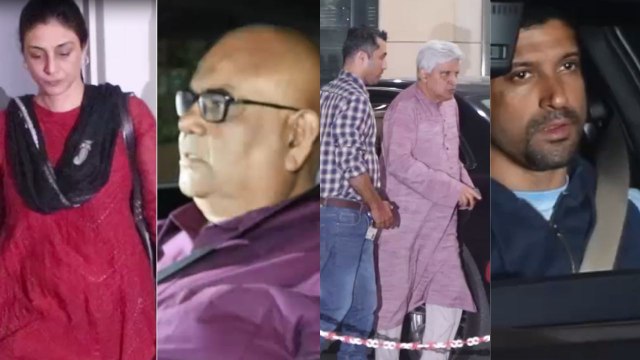 Farhan Akhtar, Anil Kapoor, Tabu And other celebs visit Kokilaben Ambani Hospital to Meet Shabana Azmi