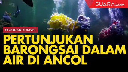Meriahkan Imlek, Ancol Sajikan Pertunjukan Barongsai Dalam Air