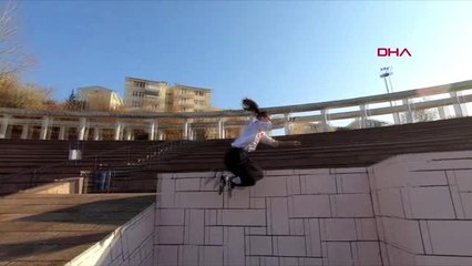 Spor parkur sporcusu hazal nehir hayalim, türkiye'deki kadınlara ilham olabilmek