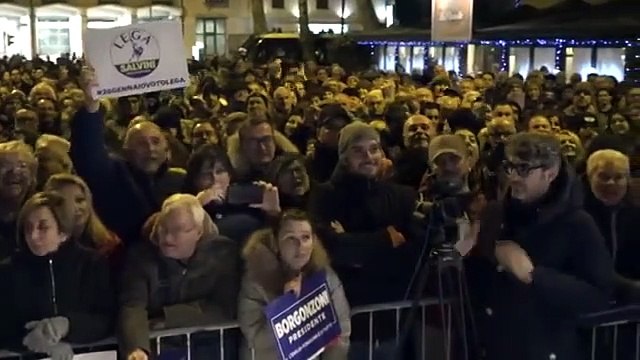 Salvini a San Pietro in Vincoli (RA) (19.01.20)