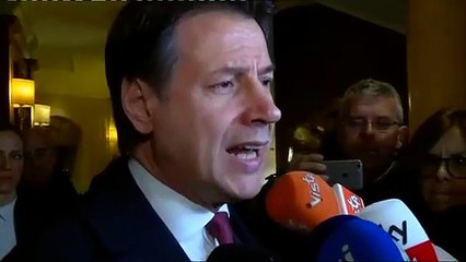 Conte da Berlino dopo l-incontro con Antόnio Guterres (19.01.20)