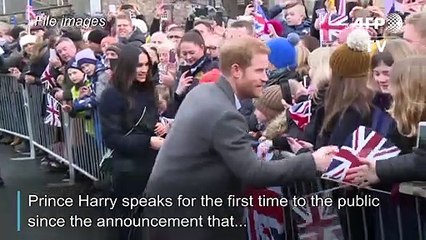 Prince Harry expresses 'great sadness' at royal split