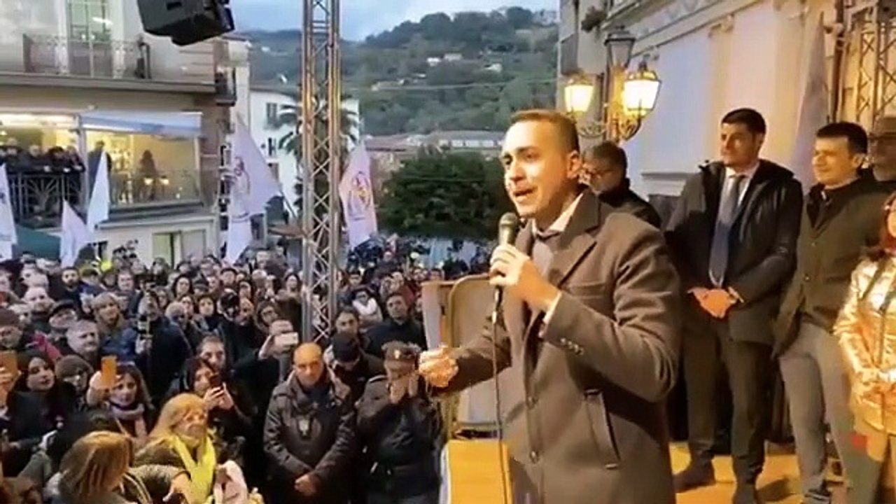 Di Maio a Lamezia Terme, in Calabria (18.01.20)