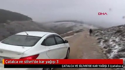 Çatalca ve silivri'de kar yağışı 3