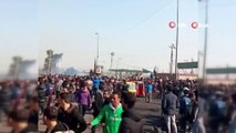 - Irak'ın başkenti ve güneyi yeniden ayakta: 2 ölü- Binlerce protestocu lastik yakarak yolları kapattı