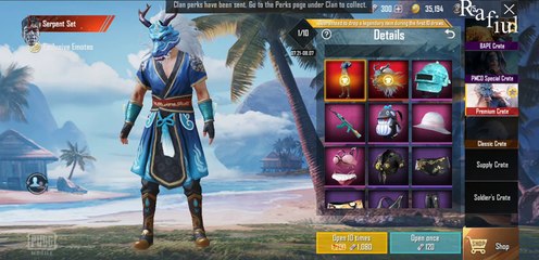 Premium, Classic and Supply Create Opening - PUBG Mobile