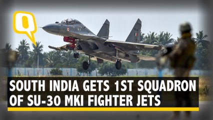 SU-30MKI Fighter Aircraft Squadron Inducted at Thanjavur Air Base