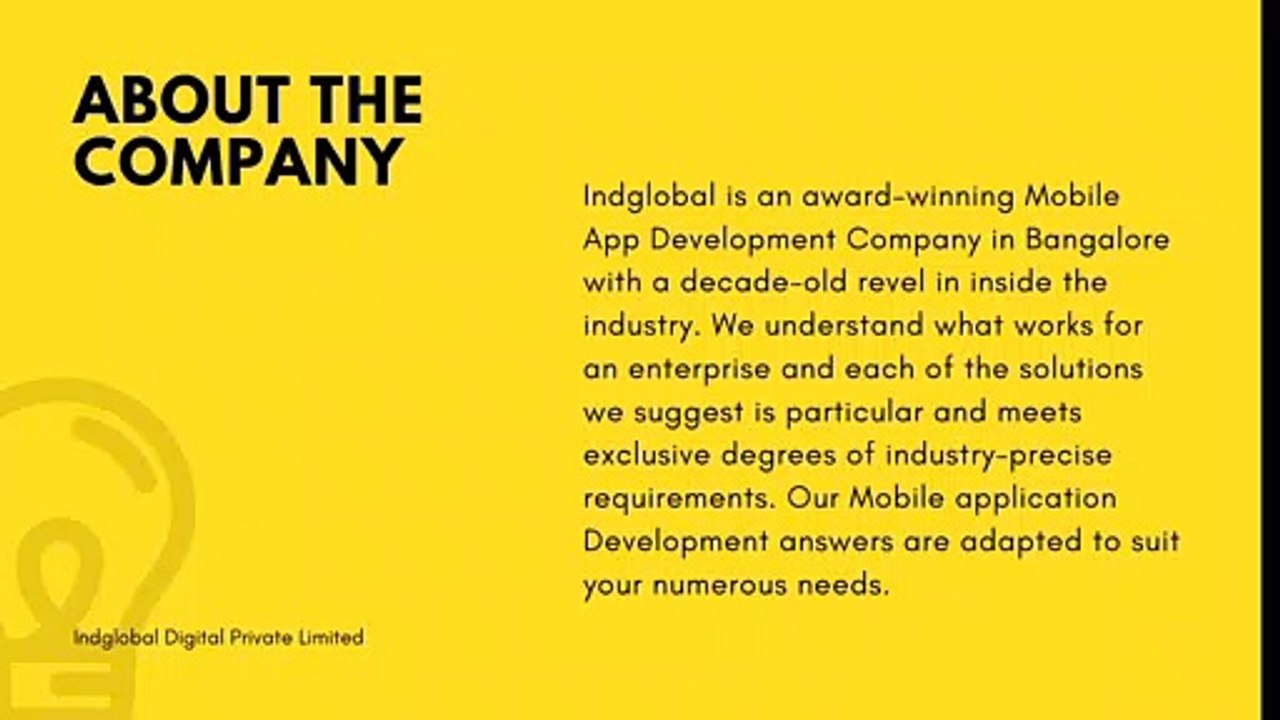 Mobile App Development Company in Bangalore, India