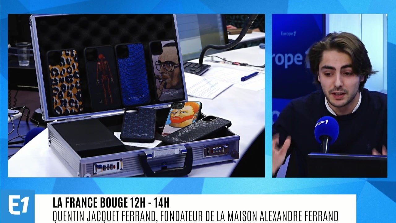 La France bouge : Quentin Jacquet Ferrand, fondateur de la Maison Alexandre Ferrand, coques d’iPhone en soie lyonnaise