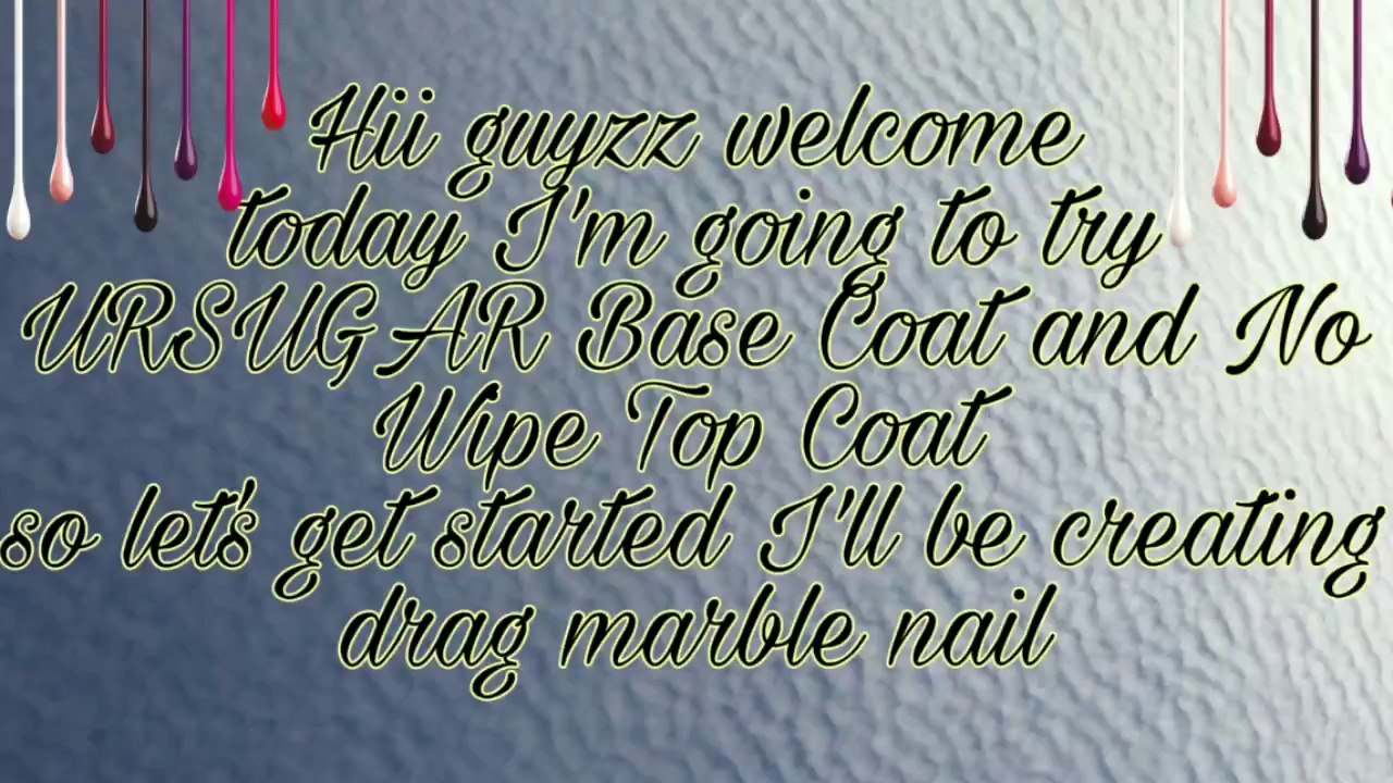 Trying URSUGAR Base Coat No Wipe Top Coat and cuticle Oil pen Bornpretty