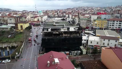 Kocaeli avm'de yangın söndürüldü, dükkanlar kullanılamaz hale geldi