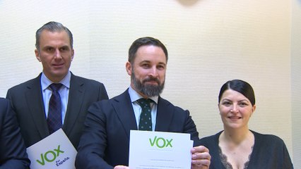 Vox registra una ley en el Congreso