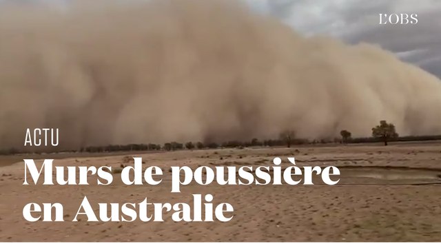 Après les incendies, des murs de poussière se forment en Australie