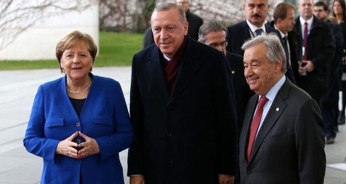 Son dakika: Berlin'deki Libya zirvesi sonrası Cumhurbaşkanı Erdoğan gazetecilerin sorularını cevapladı