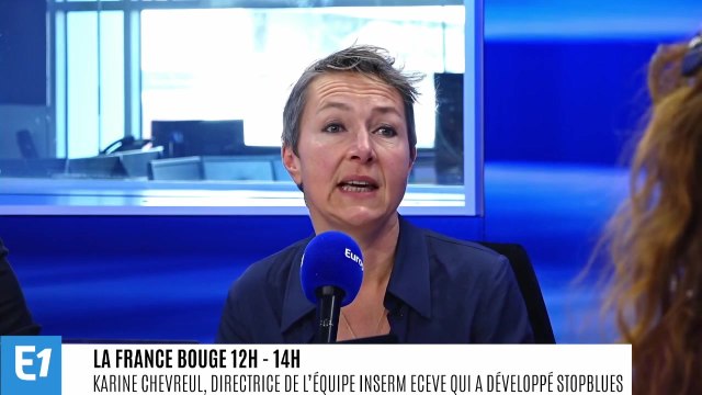 La France bouge : Karine Chevreul, professeure de santé publique à l’Université de Paris et directrice de l’équipe INSERM ECEVE qui a développé StopBlues , une application de prévention pour le mal-être et la dépression