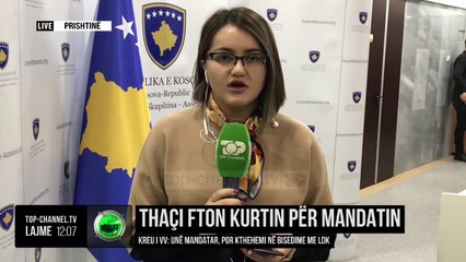 Video herunterladen: Thaçi fton Kurtin për mandatin/ Kreu i VV: Unë mandatar, por kthehemi në bisedime me LDK