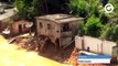 Vídeo mostra casa desabando em Vargem Alta após temporal