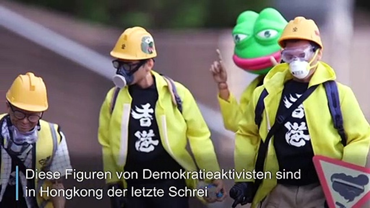 'Toy Story' in Hongkong: Riesenprotest im Miniformat