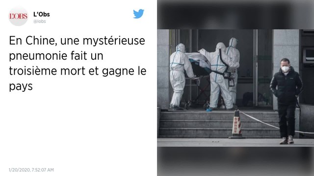 Épidémie de pneumonie en Chine. Un troisième mort et près de 140 nouveaux cas de virus