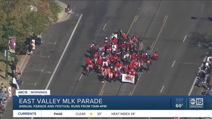 Annual parade and festival on Martin Luther King Jr. Day