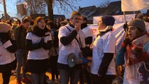 Près de Rennes. Des professeurs manifestent devant le lycée René Cassin