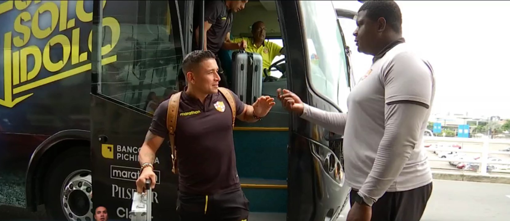 Barcelona ya se encuentra en Montevideo, Uruguay