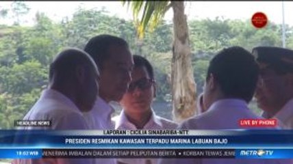 Jokowi Resmikan Kawasan Terpadu Marina Labuan Bajo