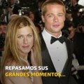 Las mejores imágenes de Brad  Pitt y Jen nifer Aniston como pareja