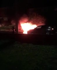 Bexhill car fire. Video: Nicky Morris