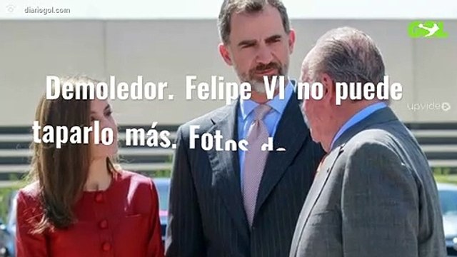 Demoledor. Felipe VI no puede taparlo más. Fotos devastadoras. Última hora