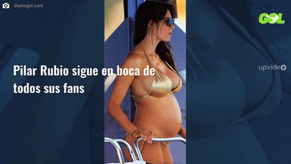¡Ahí hay barriga! Pilar Rubio embarazada. ¡Atención a la foto porque se le ve!