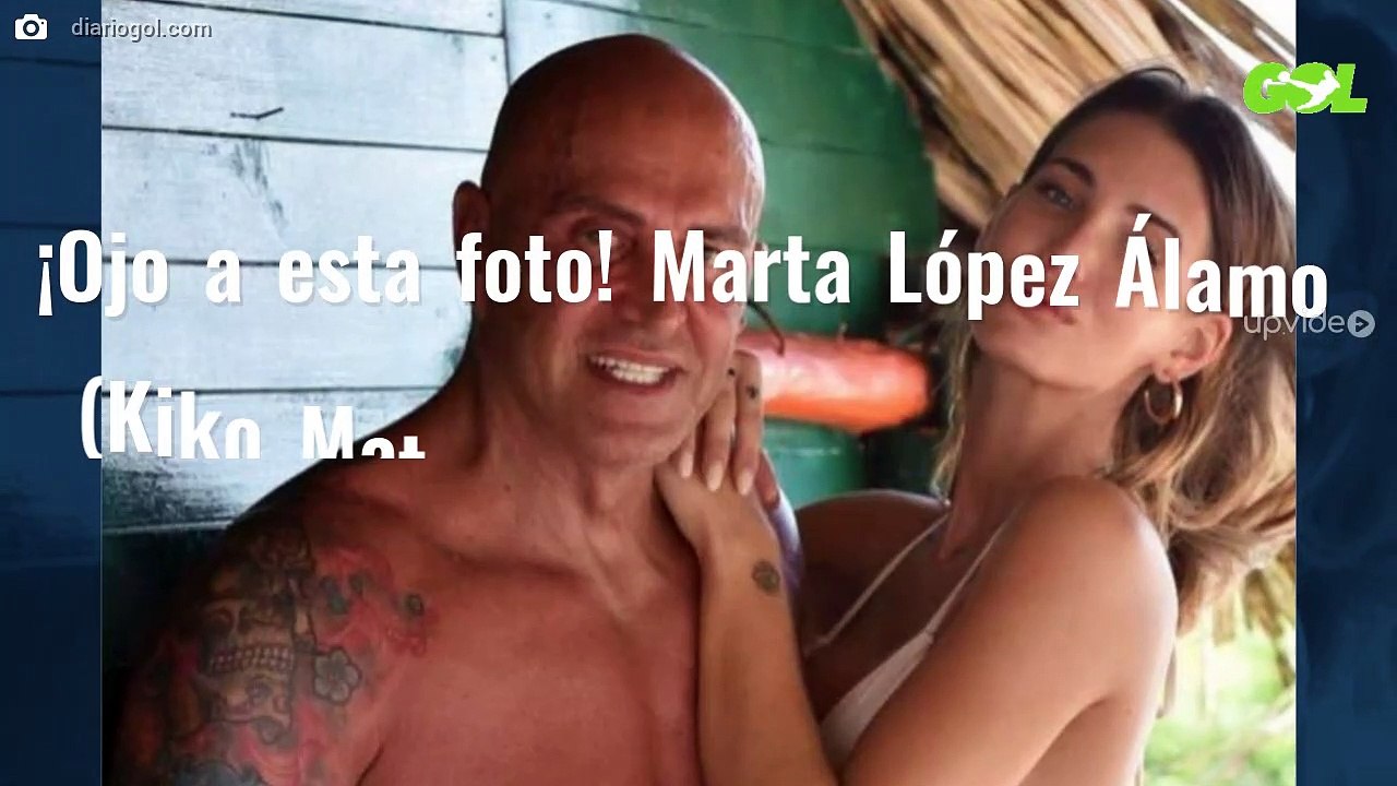 ¡Ojo a esta foto! Marta López Álamo (Kiko Matamoros) abre la falda ¡y enseña eso!