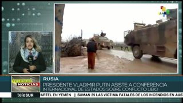 Discuten líderes del mundo la crisis bélica en Libia