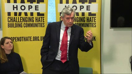 Gordon Brown calls for fight against nationalism