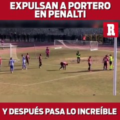 Expulsan al portero en penalti y después pasa lo increíble