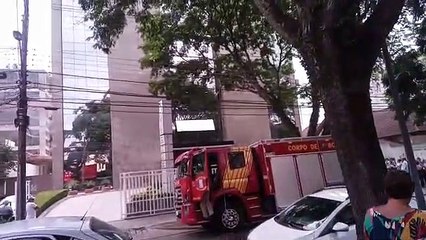 Pacientes saem correndo com princípio de incêndio no Hospital de Olhos em Curitiba