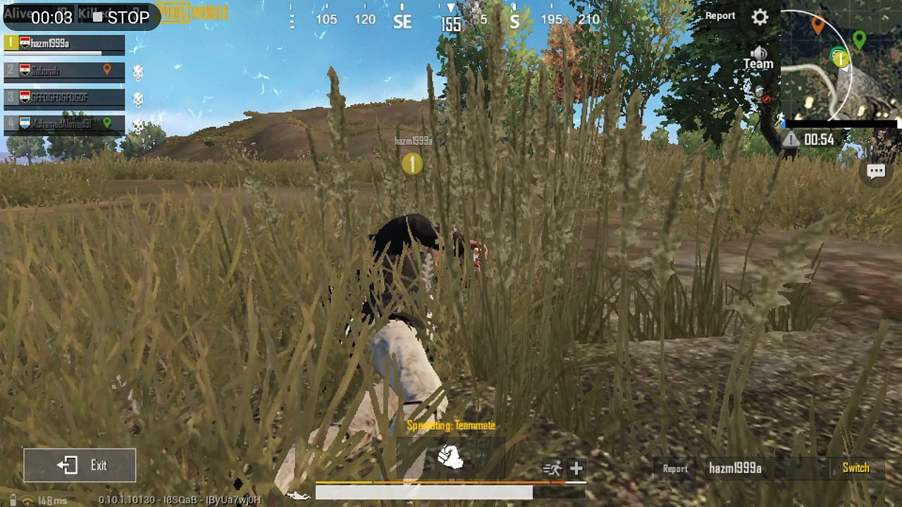 Struggling On Hill Around Drop In Pubg Game