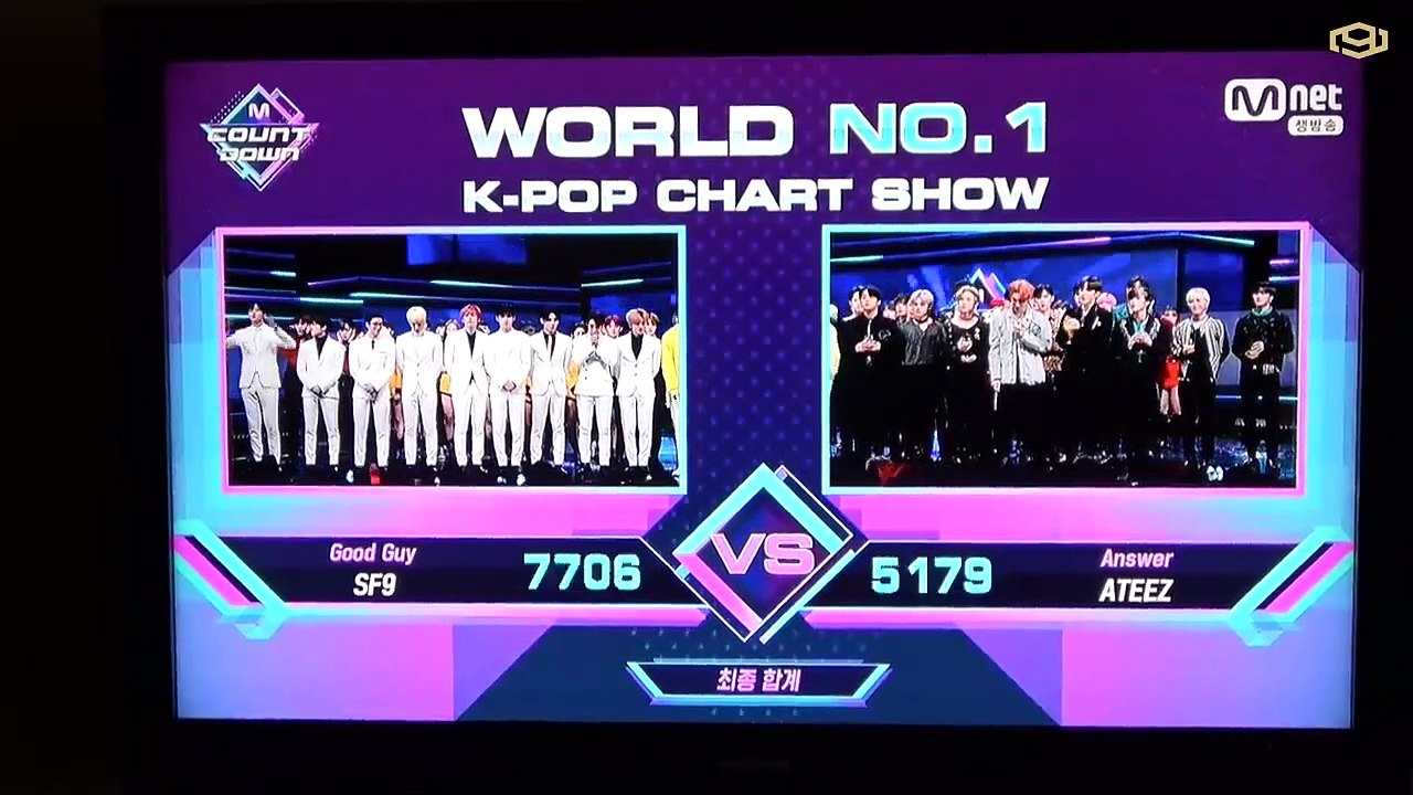 SF9 'Good Guy' 첫 1위 Behind