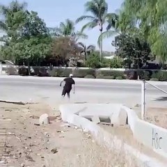 Skate board  out control